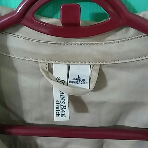 John's Bay Trench Coat Size L - Picture 3 of 8